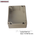 Caixa de junção de montagem em superfície IP65 gabinete externo à prova d&#39;água caixa abs à prova d&#39;água gabinete plástico PWP101 com tamanho 115 * 89 * 55mm